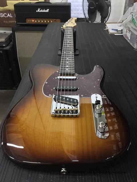 ASAT Classic S Alnico in Old School Tobacco Sunburst over alder Caramel Ebony board CLF1704232