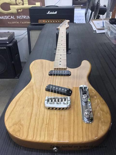 ASAT Special in Vintage Natural over swamp ash pickguard delete