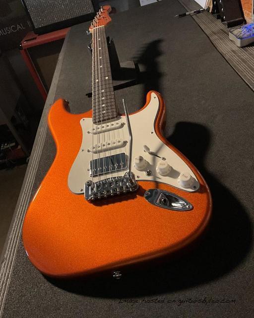 Legacy HSS in Tangerine Metallic over alder