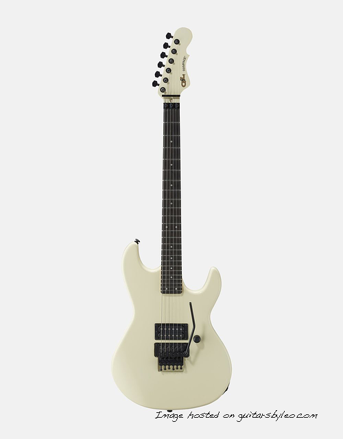 Rampage 24 in Ivory finish and Ebony fretboard 