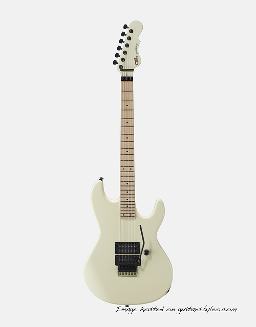 Rampage 24 in Ivory finish and Maple fretboard