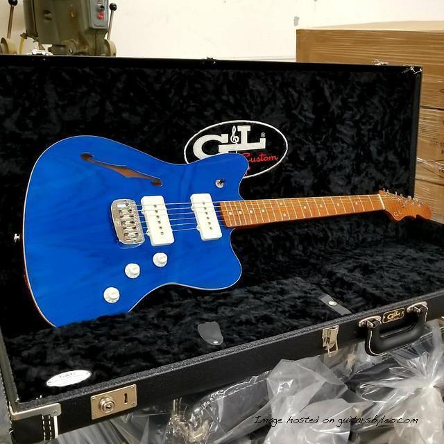 CS Doheny Deluxe in Clear Blue over an Ash top with Okoume body