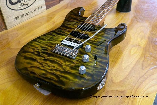Custom Legacy HSS RMC with a Premium Quilted Maple Top in Antique Brown Burst-1