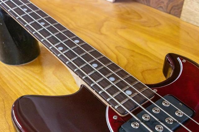 Custom Shop Fallout 2 Short Scale bass in Ruby Red Metallic over Alder-10