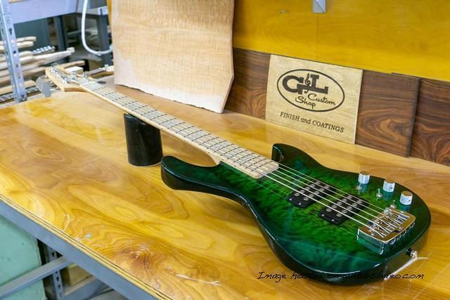 Custom Shop L 2500 in Dragon Burst over a Premium Quilted Maple top Swamp Ash body-1