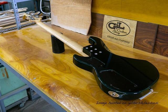 Custom Shop L 2500 in Dragon Burst over a Premium Quilted Maple top Swamp Ash body-8