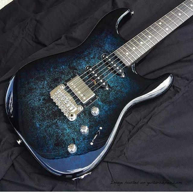 Custom Shop Legacy HSS-Wenge neck Blue Sapphire Marble-1