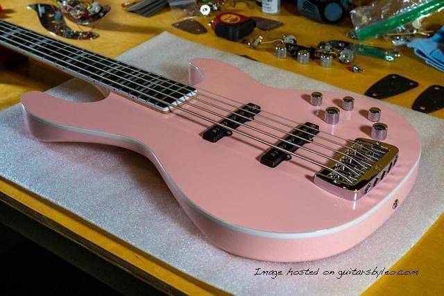 Custom Shop MJ 5 in Shell Pink over Empress1