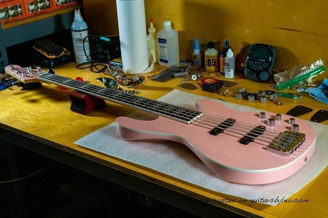 Custom Shop MJ 5 in Shell Pink over Empress2