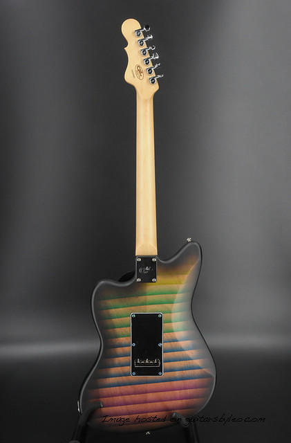 G amp L Custom Shop Doheny-Circus Acid Trip - Frost-3