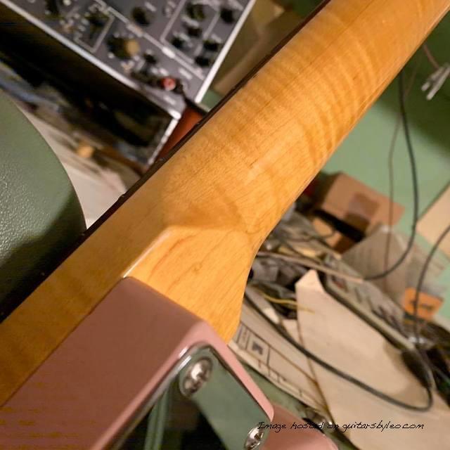 G amp L Custom Shop Espada in Shell Pink Nitro-8