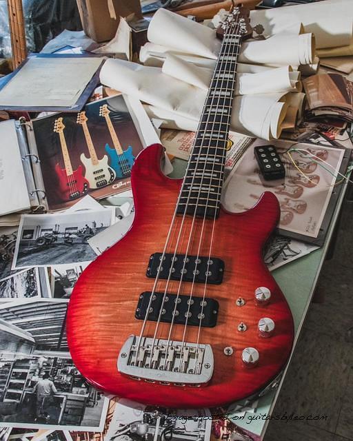 G amp L Custom Shop L 2500 Series 750 in Strawberry Burst-1 001