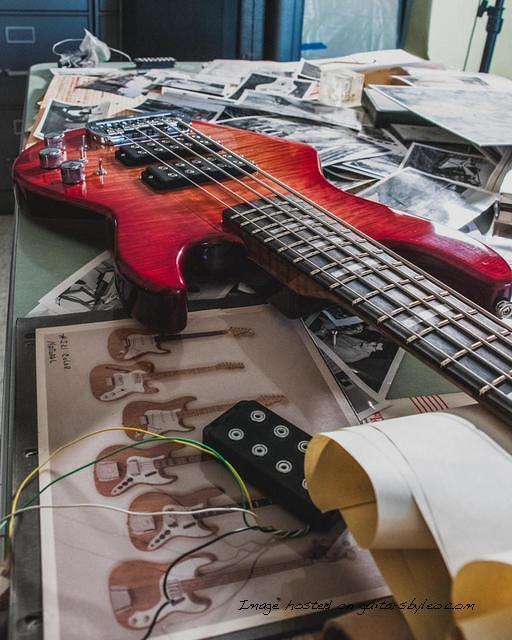 G amp L Custom Shop L 2500 Series 750 in Strawberry Burst-2 001