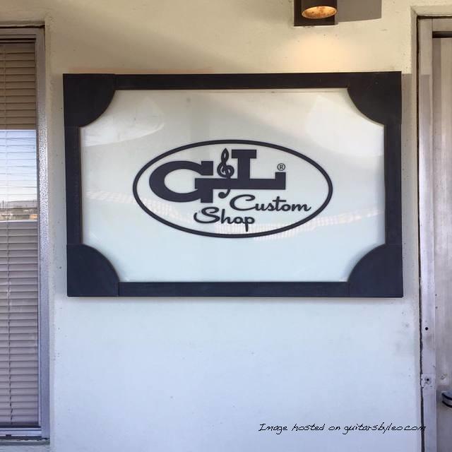 G amp L Custom Shop sign
