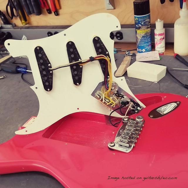 Had to do some custom wiring on this Legacy for an artist