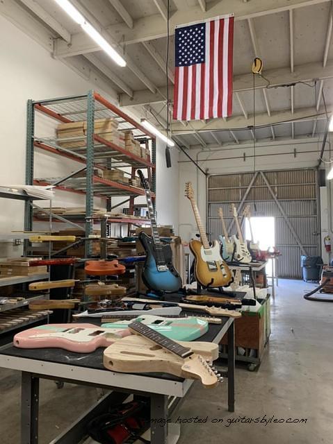 Instruments on display in the build room-10