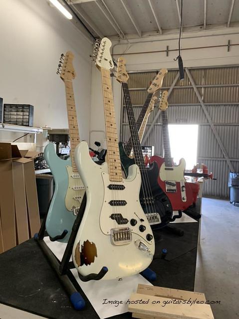 Instruments on display in the build room-2