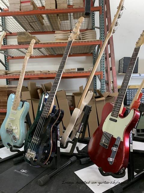 Instruments on display in the build room-3