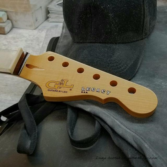 Jake s Custom Shop Legacy neck just before final buffing