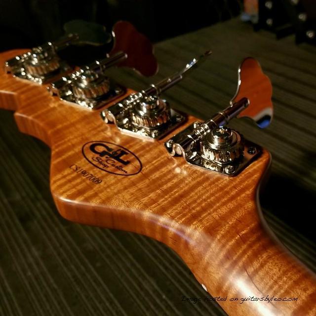 LB-100 in Roasted Ash with a really flammy Roasted Maple neck-2