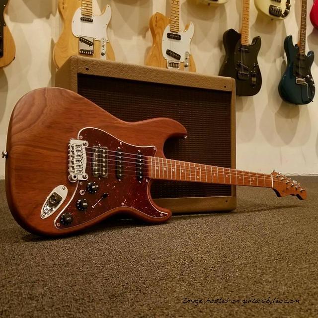 Legacy done up in Roasted Ash with a 3A Roasted Flame Maple neck-1