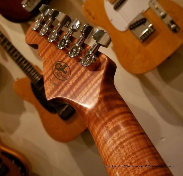Legacy done up in Roasted Ash with a 3A Roasted Flame Maple neck-3