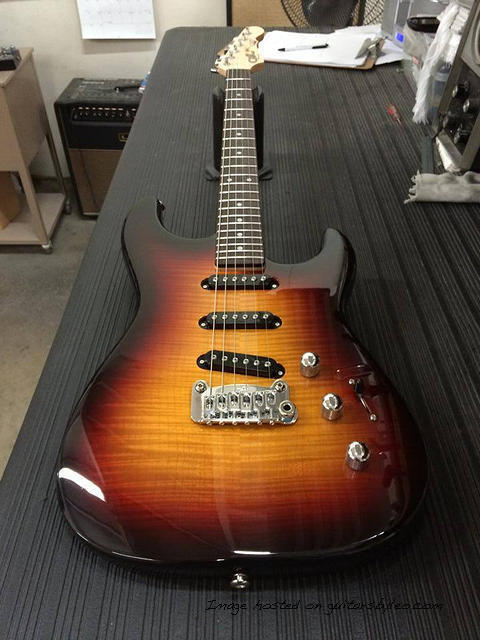 3TSB Flamed Maple top