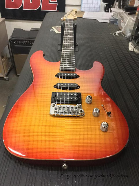 Cherryburst Flamed Maple top2