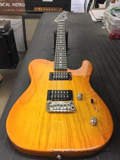 ASAT HH RMC in Honeyburst on swamp ash