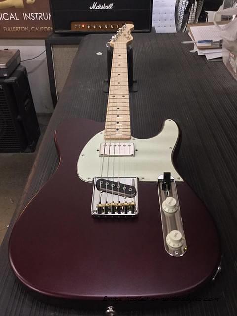 ASAT Classic Bluesboy in Ruby Red Metallic Frost