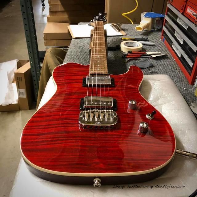 Tribute Series ASAT Deluxe in Trans Red 001