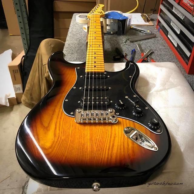 Tribute Series Legacy HSS in 3-Tone Sunburst over swamp ash