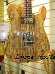 spalted asat guitar