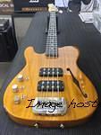 lefty ASAT Bass Semi-Hollow in Honey over swamp ash CLF1704286