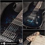 Custom Shop Invader Sapphire Marble with Floyd Rose locking vibrato