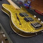 ASAT Bass SH in Gold MF-sideview