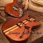 1981 F-100 body made of mahogany with swamp ash stringers-1