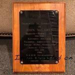 1986 plaque from NAMM to my dad