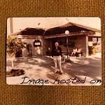 December 1978 - Leo in front of Jolly Roger restaurant in Fullerton