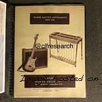 February 1957 Fender Music Sales price list-cover