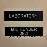 Leo s Lab door plaques