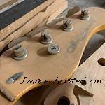 he original necks from #projectwunkayrehab and #projectpossmachine hangin in the Woodshop for reference3