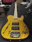 ASAT Bass SH in Gold Metal Flake