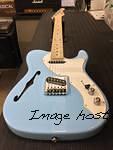 ASAT Classic TL in Him Blue over mahogany