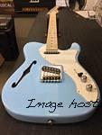 ASAT Classic Thinline in Himalayan Blue over mahogany CLF1704176