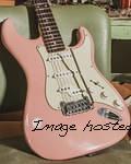 G&L Custom Shop light aged Legacy SSZ in nitrocellulose lacquer Shell Pink over white on alder