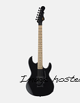 Rampage 24 in Jet Black finish and Maple fretboard