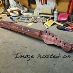 After Now ready for fretting and sanding