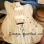 CS Spalted Maple Doheny body