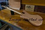 Custom Shop Fallout 2 Short Scale bass in Natural over Swamp Ash-9